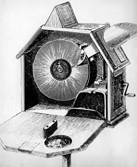 Viewer: Edison's kinetoscope, 1892