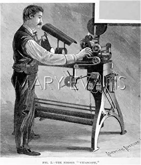 Kinetoscope: EDISON'S VITASCOPE