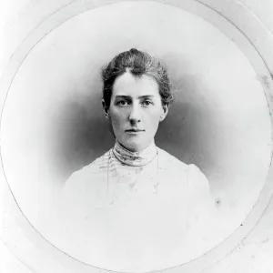 Martyred: Edith Cavell, English nurse executed by the Germans