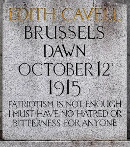 Heroism: Edith Cavell Memorial London