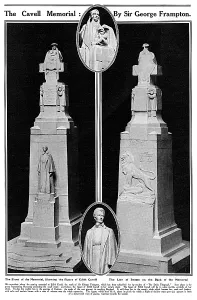 Frampton: Edith Cavell monument by George Frampton, WW1