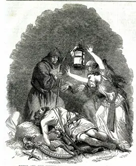 1853: Edith and the monks searching for body of King Harold