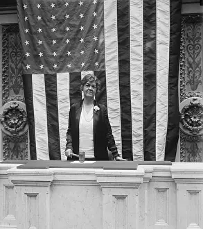 Legislator: Edith Nourse Rogers, opened and closed a four-minute
