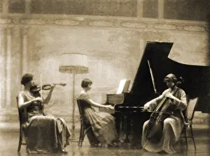 Prelude: Edith Rubel Trio performing, left to right, ?