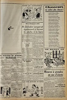 1209: Edition of Le Canard Enchaine, satirical newspaper