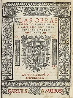 Writter: Edition of the works by Juan Boscan and some