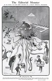 Explanation: The Editorial Monster by George Ernest Studdy