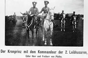 Hussar: Edler Herr and Baron von Plotho together with