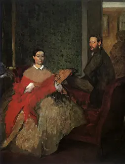 Therese: Edmondo and Therese Morbilli, by Degas
