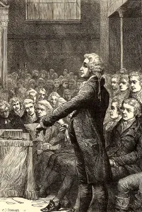 1788: Edmund Burke (1729-1797) Anglo-Irish orator, political