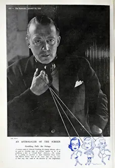 Goulding: Edmund Goulding, director, portrait with puppet strings