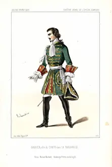 Barcarolle: Edouard Gassier as the Comte in La Barcarolle, 1845