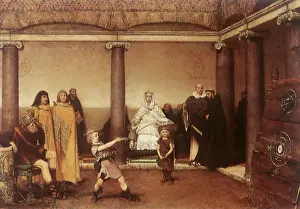 Tadema: The Education of the Children of Clovis, by Alma-Tadema