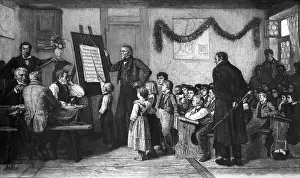 Anker: education, school, class with boys and girls