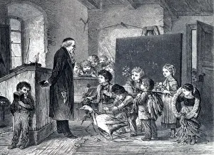 Swabia: education, school, lesson, The Martinmas goose