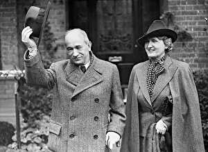 Putney: Edvard Benes and his wife, 1938