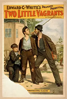 Decourcelle: Edward C. White's dramatic production, Two little vagrants b