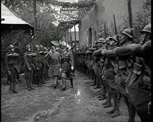 Maginot: Edward, the Duke of Windsor Walking With a
