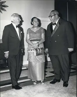 Dine: Edward Heath with King and Queen of Tonga