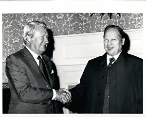 Olafur: Edward Heath with Olafur Johannesson of Iceland