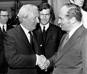Rainer: Edward Heath and Rainer Barzel of West Germany