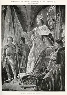Bourchier: Edward IV - Ceremony at Westminster Abbey