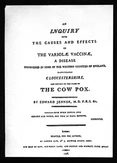 Cowpox: Edward Jenner