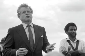 Deemed: Edward Kennedy speaks at Mathopiestad, which was a