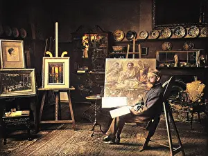 Poynter: EDWARD POYNTER IN STUDIO