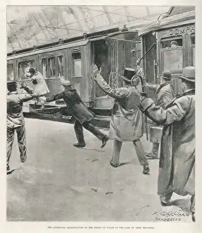 Anarchist: Edward, Prince of Wales, attacked 1900