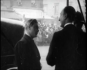Exiting: Edward, Prince Of Wales, Exiting A Car and