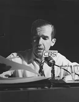 Hear: Edward R. Murrow, American Broadcast Journalist