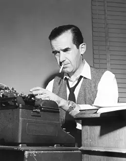 Murrow: Edward R. Murrow, ca. 1950. ?