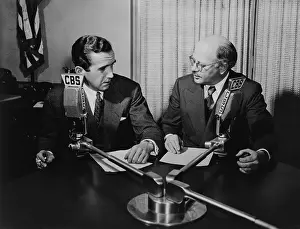 Murrow: Edward R. Murrow (left) and William L. Shirer, ?
