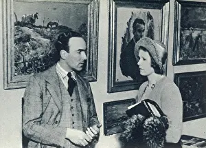 Melchett: Edward Seago and Lady Melchett at his exhibition