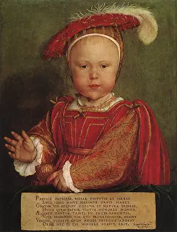 1538: Edward VI as a Child, by Holbein