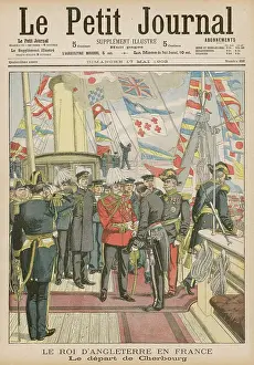 Cherbourg: Edward VII at Cherbourg 1903