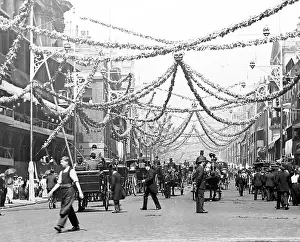 Jamess: Edward VII Coronation decorations, St. James's Street
