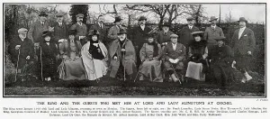 Sassoon: Edward VII & guests of Lord & Lady Alington's, Crichel 1909