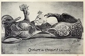 Mistresses: Edward VII lampooned with a Chastity Belt