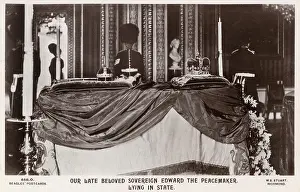 Coldstream: Edward VII lying in state