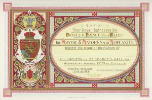 Luncheon: EDWARD VII/NEWCASTLE 84