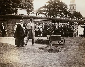 Sapling: Edward VII at a tree planting ceremony