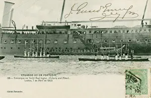 Oarsmen: Edward VII - Visit to Portugal