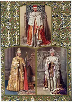 Abdicated: Edward VIII in his Coronation robes