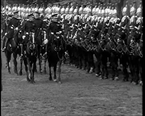 Trooping: Edward VIII, His Majesty The King at the Trooping