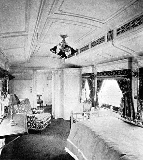 Viis: Edward VII's sleeping compartment on the royal train