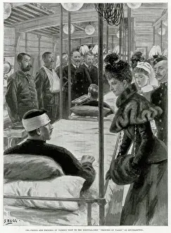 Bandages: Edward Visiting Hospital Ship 1900
