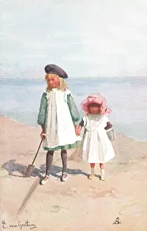 Goethem: Edwardian Beach Scene