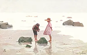 Goethem: Edwardian Beach Scene